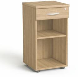 MAYAH Szekrény, asztalmagas, fiókos, nyitott polcos, MAYAH Freedom SV-14, kőris - oneclick