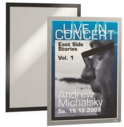 DURABLE Infokeret, A3, öntapadó háttal, mágneses előlappal, DURABLE DURAFRAME, fekete