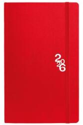 TopTimer Naptár, tervező, A5, heti, TOPTIMER Rainbow, piros