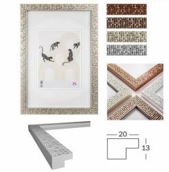  Képkeret, műanyag, 10x15 cm, Mosaic, rosegold