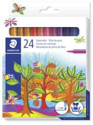 STAEDTLER Rostirón készlet, 1 mm, STAEDTLER 325, 24 különböző szín