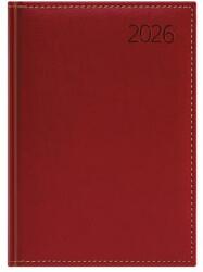 TopTimer Naptár, tervező, A5, napi, műbőr, TOPTIMER, Business, bordó
