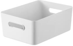 SMARTSTORE Műanyag tárolódoboz, 15, 4 liter, SMARTSTORE Compact L, fehér - oneclick