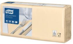 Tork Szalvéta, 1/4 hajtogatott, 3 rétegű, 32, 5x32, 8 cm, Advanced, TORK Soft Lunch, homokszín - oneclick