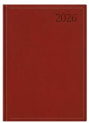 TopTimer Naptár, tervező, B5, napi, TOPTIMER Traditional, bordó