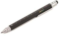 TROIKA Golyóstoll, multifunkciós, érintővel, TROIKA, Construction, fekete - oneclick