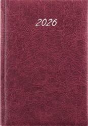 Dayliner Naptár, tervező, B5, heti, DAYLINER, Rebel, bordó