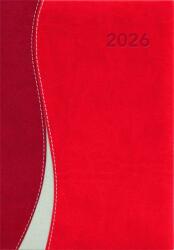 Dayliner Naptár, tervező, A5, heti, DAYLINER Dubai, piros-piros