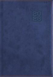 Dayliner Naptár, tervező, B6, heti, DAYLINER Square, kék