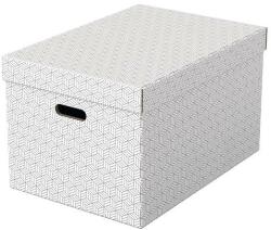 ESSELTE Tárolódoboz, L méret, ESSELTE Home, fehér