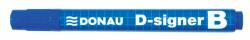 DONAU Táblamarker, 2-4 mm, kúpos, DONAU D-signer B, kék - oneclick