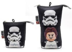 LEGO® Tolltartó, cipzáras, pop-up, LEGO Star Wars Stormtrooper/Han Solo, fekete-mintás