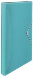 Esselte Harmonikamappa, A4, PP, 6 rekeszes, ESSELTE Colour`Breeze, kék