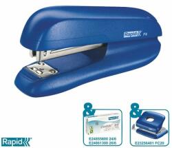 Rapid Tűzőgép, 24/6, 26/6, 20 lap, RAPID F6, kék - oneclick