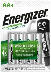 Energizer Tölthető elem, AA ceruza, 4x2000 mAh, ENERGIZER Power Plus - oneclick