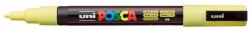 uni Dekormarker, 0, 9-1, 3 mm, UNI Posca PC-3M, napsárga