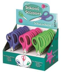 PLUS Corporation Olló display, iskolai, 14, 5 cm, PLUS Fitcut Smart, 3 különböző szín