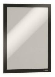 DURABLE Infokeret, A4, öntapadó háttal, DURABLE DURAFRAME®, fekete