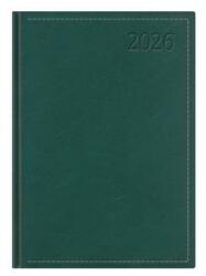 TopTimer Naptár, tervező, B6, napi, TOPTIMER Traditional, zöld