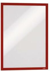 DURABLE Infokeret, A3, öntapadó háttal, DURABLE DURAFRAME®, piros