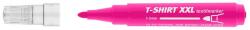 ICO Textilmarker, 1-3 mm, kúpos, ICO XXL T-Shirt, rózsaszín