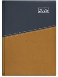 TopTimer Naptár, tervező, B5, heti, TOPTIMER Duplex, kék-mustár