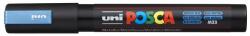 uni Dekormarker, 1, 8-2, 5 mm, UNI Posca PC-5M, metálkék