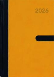 Dayliner Naptár, tervező, A5, heti, DAYLINER Winner, sárga