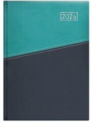 TopTimer Naptár, tervező, B5, heti, TOPTIMER Duplex, türkiz-kék