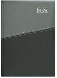 TopTimer Naptár, tervező, A5, napi, TOPTIMER Duplex, antracit-szürke