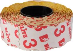 BLITZ Árazószalag, 22x16 mm, BLITZ, sárga - oneclick