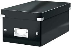 LEITZ DVD-doboz, LEITZ Click&Store, fekete - oneclick