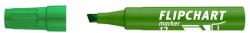 ICO Flipchart marker, 1-4 mm, vágott, ICO Artip 12 , zöld