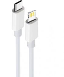 Maxlife Cablu Date si Incarcare USB-C - Lightning MaXlife MXUC-05, 20W, 1m, Alb - evomag