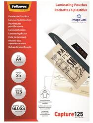 Fellowes Meleglamináló fólia, 125 mikron, A4, fényes, 25 db, FELLOWES (IFW53963) - irodaoutlet