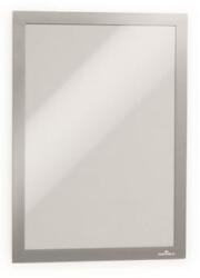 DURABLE Infokeret, A4, öntapadó háttal, DURABLE "DURAFRAME®", ezüst (DB489923)