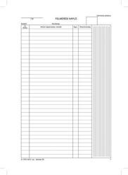 Victoria Paper Nyomtatvány, felmérési napló, 25x5, A4, VICTORIA PAPER "D. 7570-104", 10 tömb/csomag (NVD7570104) - irodaoutlet