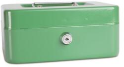 DONAU Pénzkazetta, 20x16x9 cm, DONAU, zöld (D5232Z) - irodaoutlet