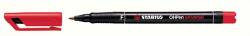 STABILO Alkoholos marker, 0, 7 mm, STABILO "OHPen F", piros (TST84240) - irodaoutlet