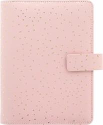 FILOFAX Kalendárium, gyűrűs, betétlapokkal, personal méret, FILOFAX, "Confetti", rózsakvarc (NFX028723) - irodaoutlet