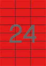 APLI Etikett, 70x37 mm, színes, APLI, piros, 480 etikett/csomag (LCA1593) - irodaoutlet