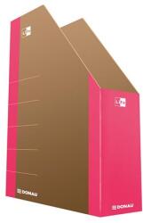 DONAU Iratpapucs, karton, 80 mm, DONAU "Life", neon rózsaszín (D3550R) - irodaoutlet