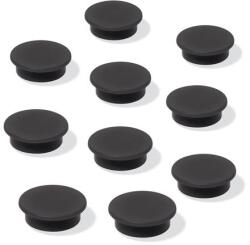 SIGEL Mágneskorong, 25 mm, 10 db/csomag, SIGEL, fekete (SDMU196) - irodaoutlet