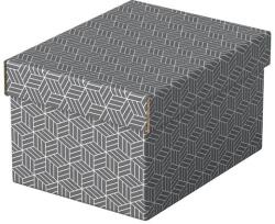 ESSELTE Tárolódoboz, S méret, ESSELTE "Home", szürke (E628281) - irodaoutlet
