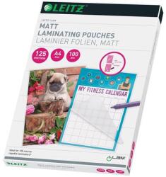 LEITZ Meleglamináló fólia, 125 mikron, A4, matt, LEITZ "iLam (E16926) - irodaoutlet