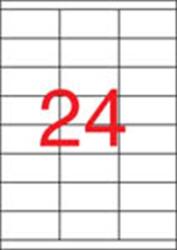 APLI Etikett, univerzális, 70x33, 8 mm, APLI, 2400 etikett/csomag (LCA1293) - irodaoutlet