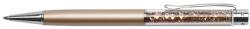 Art Crystella Golyóstoll, arany, felül topáz SWAROVSKI® kristállyal töltve, 14 cm, ART CRYSTELLA® (TSWG036) - irodaoutlet