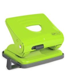 Rapesco Lyukasztó, kétlyukú, 25 lap, fém, RAPESCO "825", zöld (IR1361) - irodaoutlet