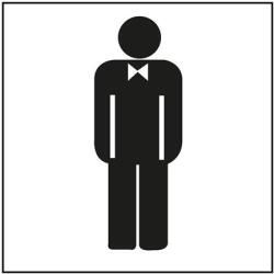 APLI Információs matrica, férfi mosdó, APLI (LCA836) - irodaoutlet