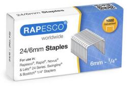 Rapesco Tűzőkapocs, 24/6, horganyzott, RAPESCO (IRS24607Z3) - irodaoutlet